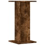 Soportes de plantas 2 uds madera roble ahumado 30x30x60 cm en Soportes para macetas | Comprar online en Foru.es