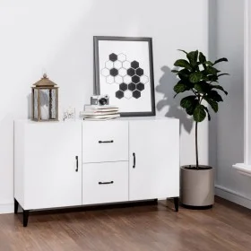 Glossy white engineered wood sideboard 100x36x60 cm by vidaXL, Sideboards - Ref: Foro24-812525, Price: 92,42 €, Discount: %