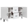Aparador de madera de ingeniería blanco brillante 100x36x60 cm de vidaXL, Aparadores - Ref: Foro24-812525, Precio: 96,01 €, D...