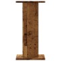 Soportes de plantas 2 uds madera roble envejecido 30x30x60 cm en Soportes para macetas | Comprar online en Foru.es