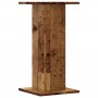 Soportes de plantas 2 uds madera roble envejecido 30x30x60 cm en Soportes para macetas | Comprar online en Foru.es