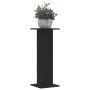 Soportes de plantas 2 uds madera ingeniería negro 30x30x80 cm en Soportes para macetas | Comprar online en Foru.es