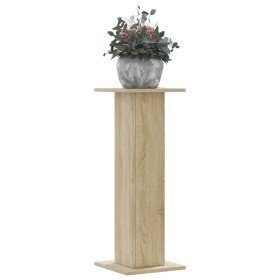 Soportes para plantas 2 uds madera roble Sonoma 30x30x80 cm en Soportes para macetas | Comprar online en Foru.es