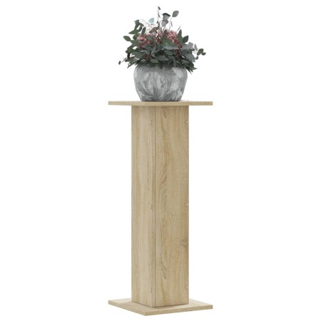 Soportes para plantas 2 uds madera roble Sonoma 30x30x80 cm en Soportes para macetas | Comprar online en Foru.es
