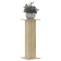 Soportes para plantas 2 uds madera roble Sonoma 30x30x80 cm en Soportes para macetas | Comprar online en Foru.es