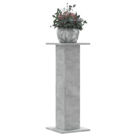 Soportes para plantas 2 uds madera gris hormigón 30x30x80 cm en Soportes para macetas | Comprar online en Foru.es