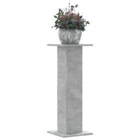 Soportes para plantas 2 uds madera gris hormigón 30x30x80 cm en Soportes para macetas | Comprar online en Foru.es