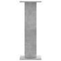Soportes para plantas 2 uds madera gris hormigón 30x30x80 cm en Soportes para macetas | Comprar online en Foru.es