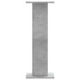 Soportes para plantas 2 uds madera gris hormigón 30x30x80 cm en Soportes para macetas | Comprar online en Foru.es