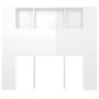 Glänzend weißes Kopfteilmöbel 120x18,5x102,5 cm von vidaXL, Kopf- und Fußteile - Ref: Foro24-811922, Preis: 63,03 €, Rabatt: %