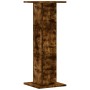 Soportes para plantas 2 uds madera roble ahumado 30x30x80 cm en Soportes para macetas | Comprar online en Foru.es