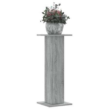 Soportes de plantas 2 uds madera gris Sonoma 30x30x80 cm en Soportes para macetas | Comprar online en Foru.es
