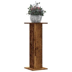 Soportes para plantas 2 uds madera roble envejecido 30x30x80 cm en Soportes para macetas | Comprar online en Foru.es