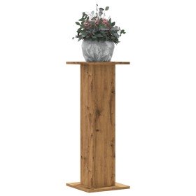 Soportes para plantas 2 uds madera roble artisian 30x30x80 cm en Soportes para macetas | Comprar online en Foru.es
