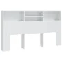 Glänzend weißes Kopfteilmöbel 180x19x103,5 cm von vidaXL, Kopf- und Fußteile - Ref: Foro24-811886, Preis: 67,01 €, Rabatt: %
