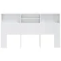 Mueble cabecero blanco brillante 180x19x103,5 cm de vidaXL, Cabeceros y pies de cama - Ref: Foro24-811886, Precio: 67,01 €, D...