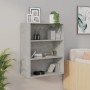 Armario colgante de pared gris hormigón 69,5x32,5x90 cm de vidaXL, Aparadores - Ref: Foro24-812316, Precio: 58,02 €, Descuent...
