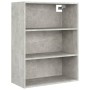 Armario colgante de pared gris hormigón 69,5x32,5x90 cm de vidaXL, Aparadores - Ref: Foro24-812316, Precio: 58,02 €, Descuent...