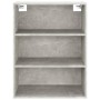 Armario colgante de pared gris hormigón 69,5x32,5x90 cm de vidaXL, Aparadores - Ref: Foro24-812316, Precio: 58,02 €, Descuent...