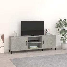 Mueble de TV madera de ingeniería gris hormigón 150x30x50 cm de vidaXL, Muebles TV - Ref: Foro24-812631, Precio: 81,15 €, Des...