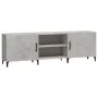 Mueble de TV madera de ingeniería gris hormigón 150x30x50 cm de vidaXL, Muebles TV - Ref: Foro24-812631, Precio: 81,15 €, Des...