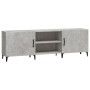 Mueble de TV madera de ingeniería gris hormigón 150x30x50 cm de vidaXL, Muebles TV - Ref: Foro24-812631, Precio: 82,22 €, Des...