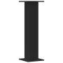 Soportes de plantas 2 uds madera ingeniería negro 30x30x95 cm en Soportes para macetas | Comprar online en Foru.es