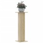 Soportes para plantas 2 uds madera roble Sonoma 30x30x95 cm en Soportes para macetas | Comprar online en Foru.es