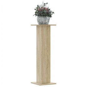 Soportes para plantas 2 uds madera roble Sonoma 30x30x95 cm en Soportes para macetas | Comprar online en Foru.es