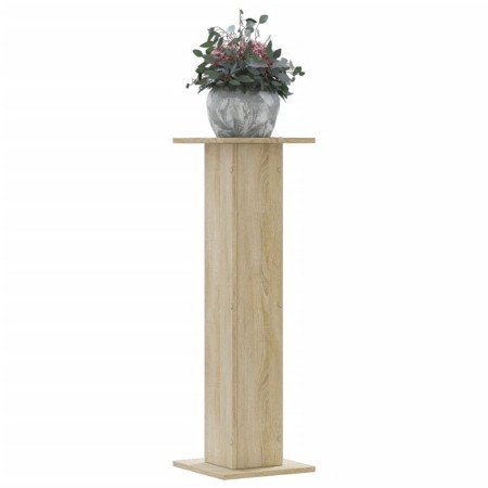 Soportes para plantas 2 uds madera roble Sonoma 30x30x95 cm en Soportes para macetas | Comprar online en Foru.es
