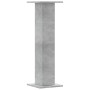 Soportes para plantas 2 uds madera gris hormigón 30x30x95 cm en Soportes para macetas | Comprar online en Foru.es