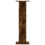Soportes para plantas 2 uds madera roble ahumado 30x30x95 cm en Soportes para macetas | Comprar online en Foru.es