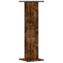 Soportes para plantas 2 uds madera roble ahumado 30x30x95 cm en Soportes para macetas | Comprar online en Foru.es