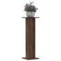 Soportes para plantas 2 uds madera marrón roble 30x30x95 cm en Soportes para macetas | Comprar online en Foru.es