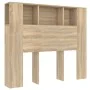 Mueble cabecero color roble Sonoma 120x18,5x102,5 cm de vidaXL, Cabeceros y pies de cama - Ref: Foro24-811919, Precio: 54,95 ...
