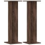 Soportes para plantas 2 uds madera marrón roble 30x30x95 cm en Soportes para macetas | Comprar online en Foru.es