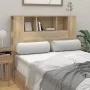 Mueble cabecero color roble Sonoma 120x18,5x102,5 cm de vidaXL, Cabeceros y pies de cama - Ref: Foro24-811919, Precio: 54,95 ...