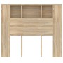 Mueble cabecero color roble Sonoma 120x18,5x102,5 cm de vidaXL, Cabeceros y pies de cama - Ref: Foro24-811919, Precio: 55,73 ...