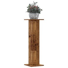 Soportes para plantas 2 uds madera roble envejecido 30x30x95 cm en Soportes para macetas | Comprar online en Foru.es