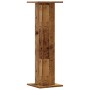 Soportes para plantas 2 uds madera roble envejecido 30x30x95 cm en Soportes para macetas | Comprar online en Foru.es