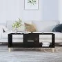 Mesa de centro madera contrachapada negro 102x50x40 cm de vidaXL, Mesas de centro - Ref: Foro24-812691, Precio: 52,09 €, Desc...