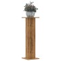 Soportes para plantas 2 uds madera roble artisian 30x30x95 cm en Soportes para macetas | Comprar online en Foru.es