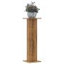 Soportes para plantas 2 uds madera roble artisian 30x30x95 cm en Soportes para macetas | Comprar online en Foru.es