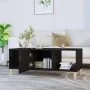 Mesa de centro madera contrachapada negro 102x50x40 cm de vidaXL, Mesas de centro - Ref: Foro24-812691, Precio: 52,09 €, Desc...