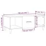 Mesa de centro madera contrachapada negro 102x50x40 cm de vidaXL, Mesas de centro - Ref: Foro24-812691, Precio: 52,09 €, Desc...