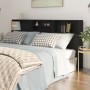 Mueble cabecero negro 200x19x103,5 cm de vidaXL, Cabeceros y pies de cama - Ref: Foro24-811890, Precio: 77,10 €, Descuento: %