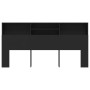 Mueble cabecero negro 200x19x103,5 cm de vidaXL, Cabeceros y pies de cama - Ref: Foro24-811890, Precio: 77,10 €, Descuento: %