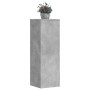 Soportes para plantas 2 uds madera gris hormigón 33x33x100 cm en Soportes para macetas | Comprar online en Foru.es