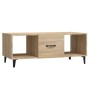 Mesa de centro madera contrachapada roble sonoma 102x50x40 cm de vidaXL, Mesas de centro - Ref: Foro24-812702, Precio: 65,18 ...