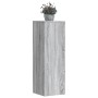 Soportes para plantas 2 uds madera gris Sonoma 33x33x100 cm en Soportes para macetas | Comprar online en Foru.es
